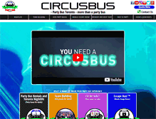 Tablet Screenshot of circusbus.com